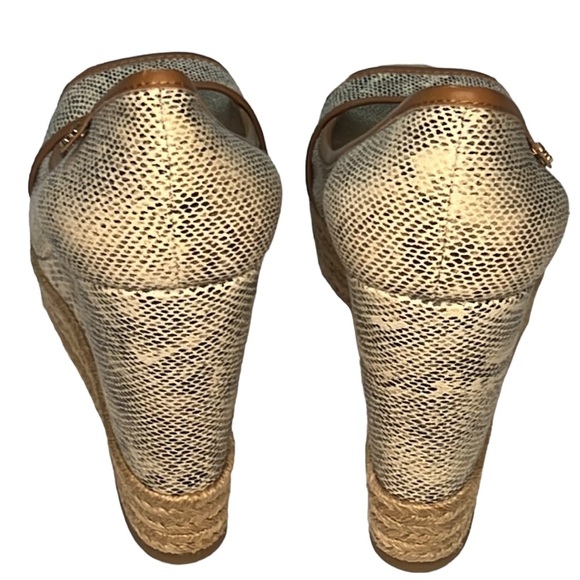 Tory Burch Plata Royal Majorca Wedge Shoe - Picture 4 of 6